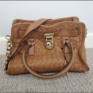 Michael Kors Leather Weave Shoulder bag